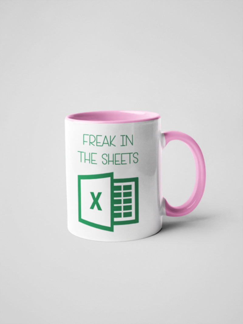 Freak In The Sheets Coffee Mug 11 oz Coffee Mug , Accountant Gift,Excel  Coffee Mug