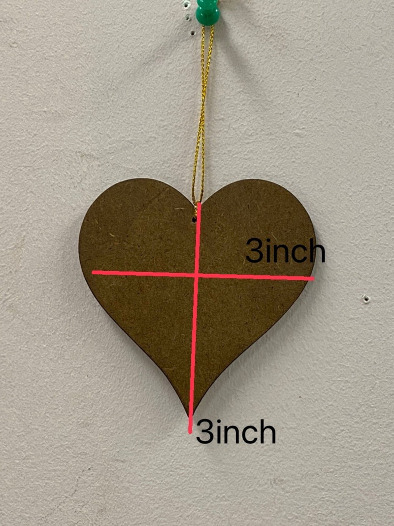 Jersey Shore Note Wood Ornament heart shape perfect for giveaways.