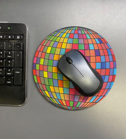 Disco Ball  Mouse Pad ,Desk Accessories, Office Desk Accessories, Desk Decor , Disco Ball Mouse Pad (02)