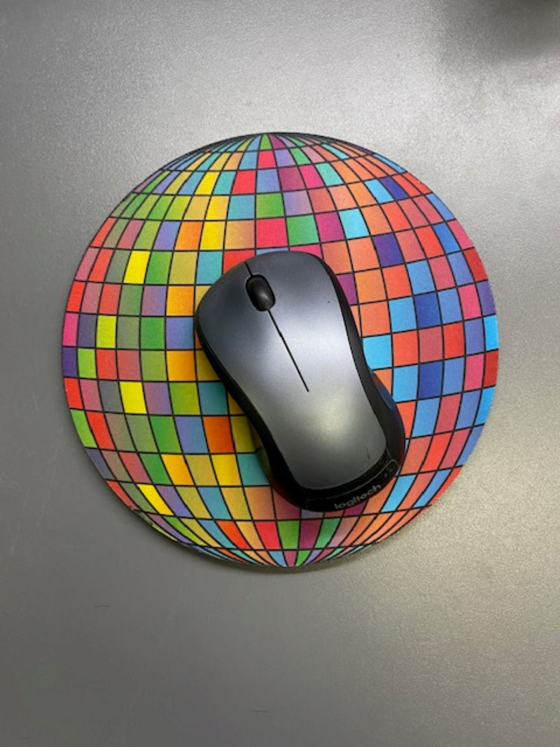 Disco Ball  Mouse Pad ,Desk Accessories, Office Desk Accessories, Desk Decor , Disco Ball Mouse Pad (02)