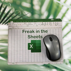 Freak In the Sheets Mouse Pad/ Desk Accessories, Desk accessories, Office Desk Accessories, Accountant,Gift Coworker (02)